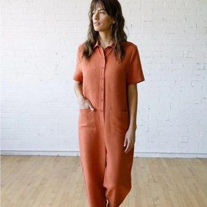 Tradlands Finn Orange Jumpsuit - XXS